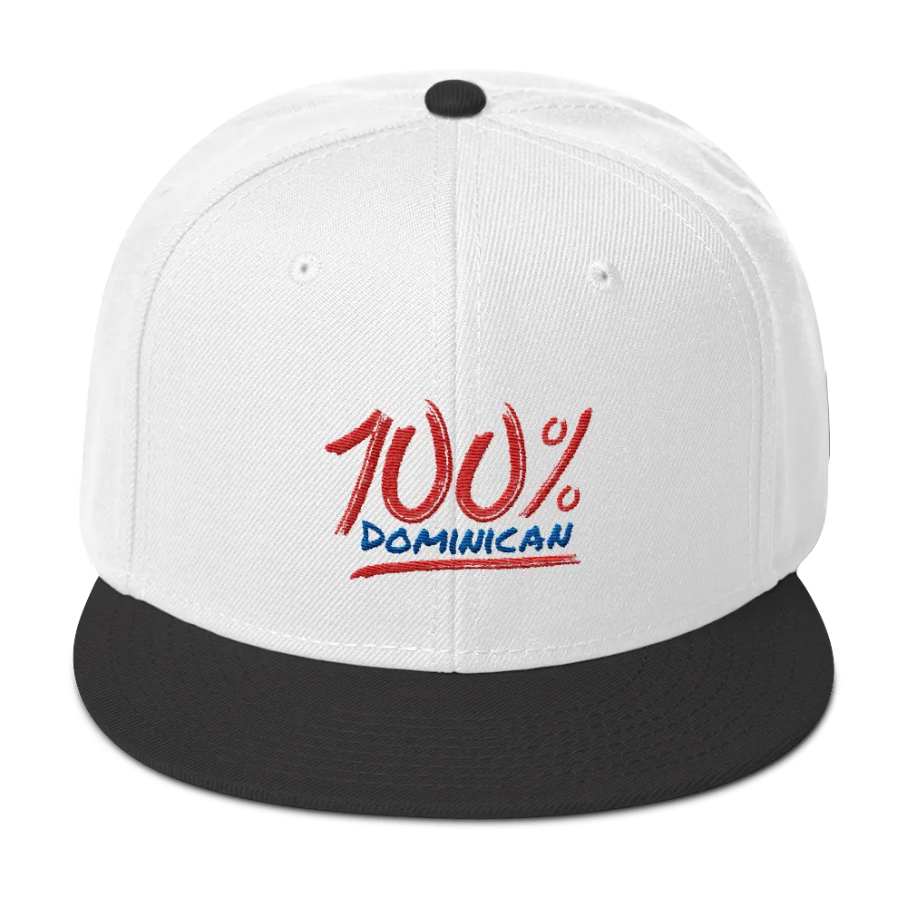 100% Dominican Snapback Hat