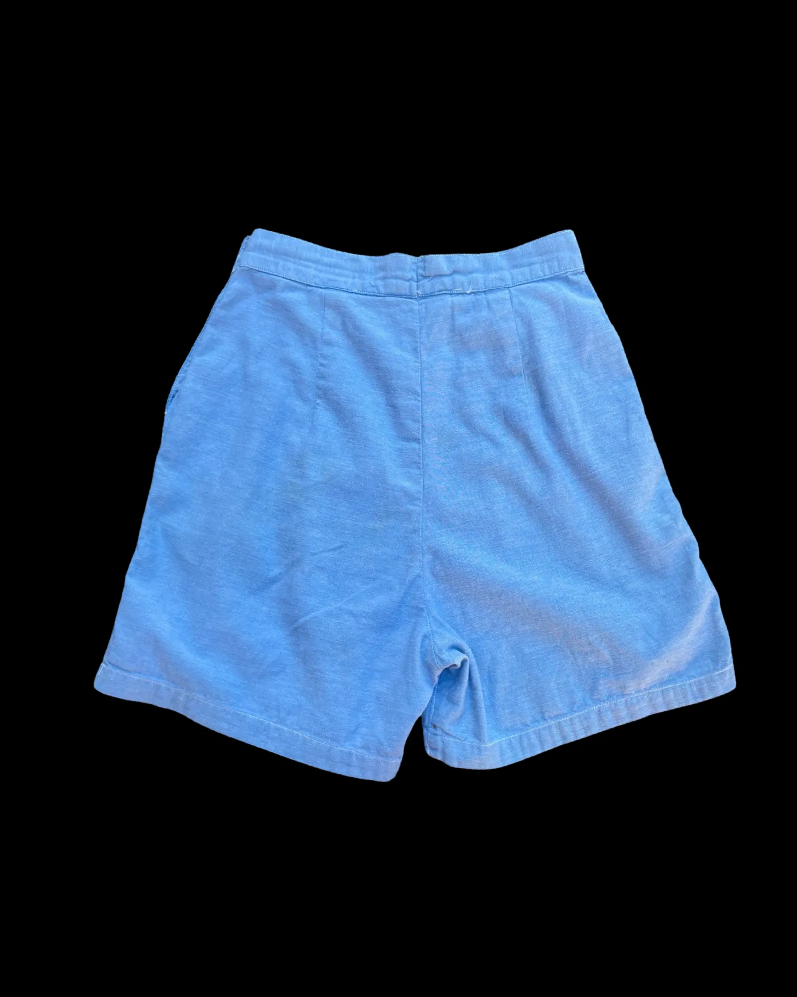 1940s Side Button Soft Chambray US Air Force Shorts