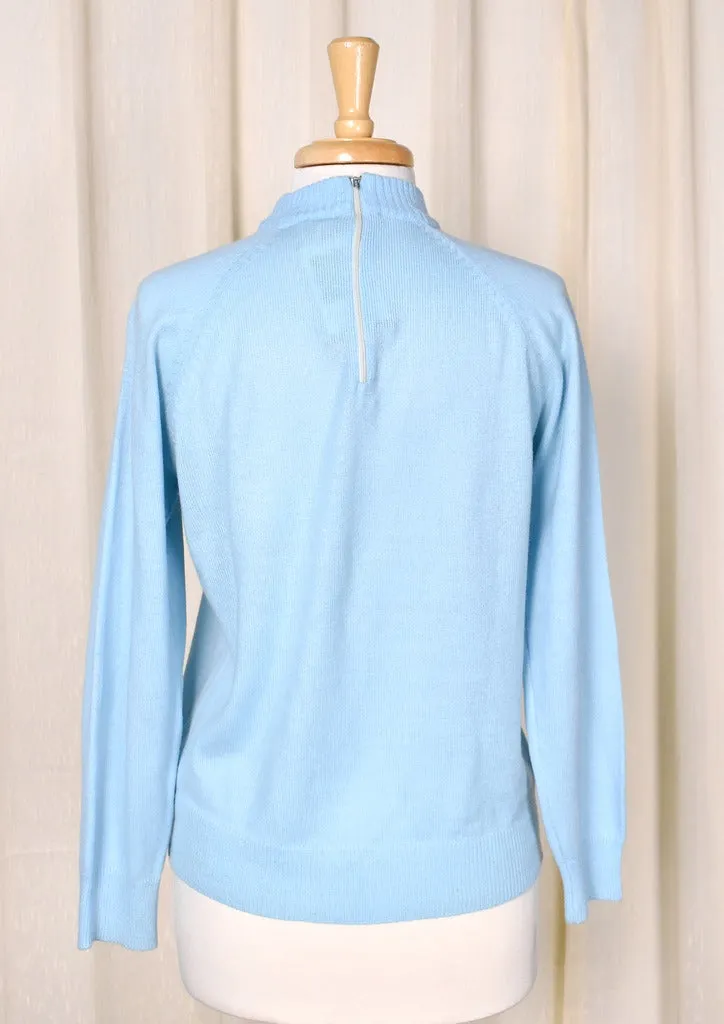 1960s Powder Blue LS Sweater