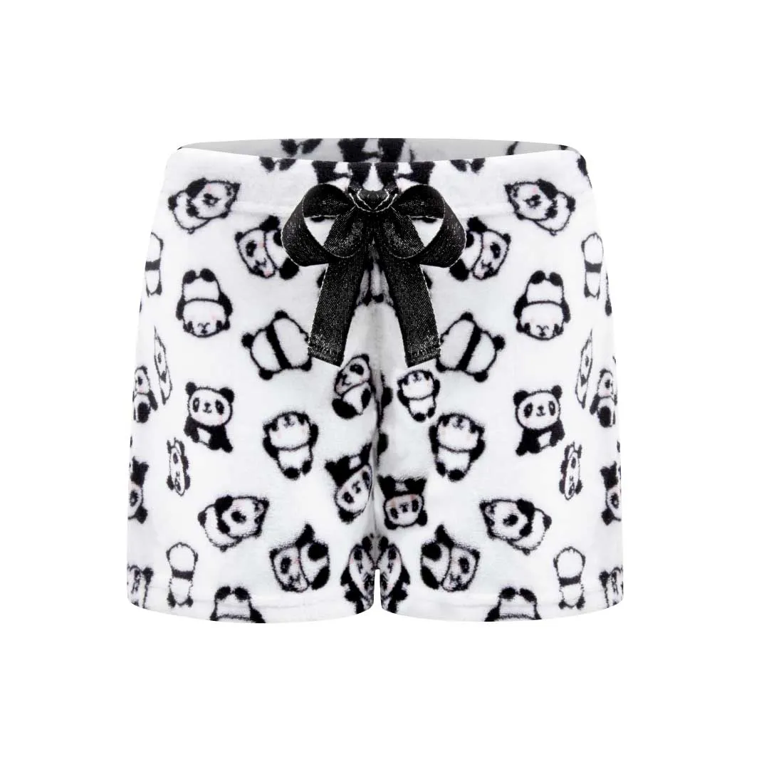 2-Pack Plush Fleece Pajama Shorts