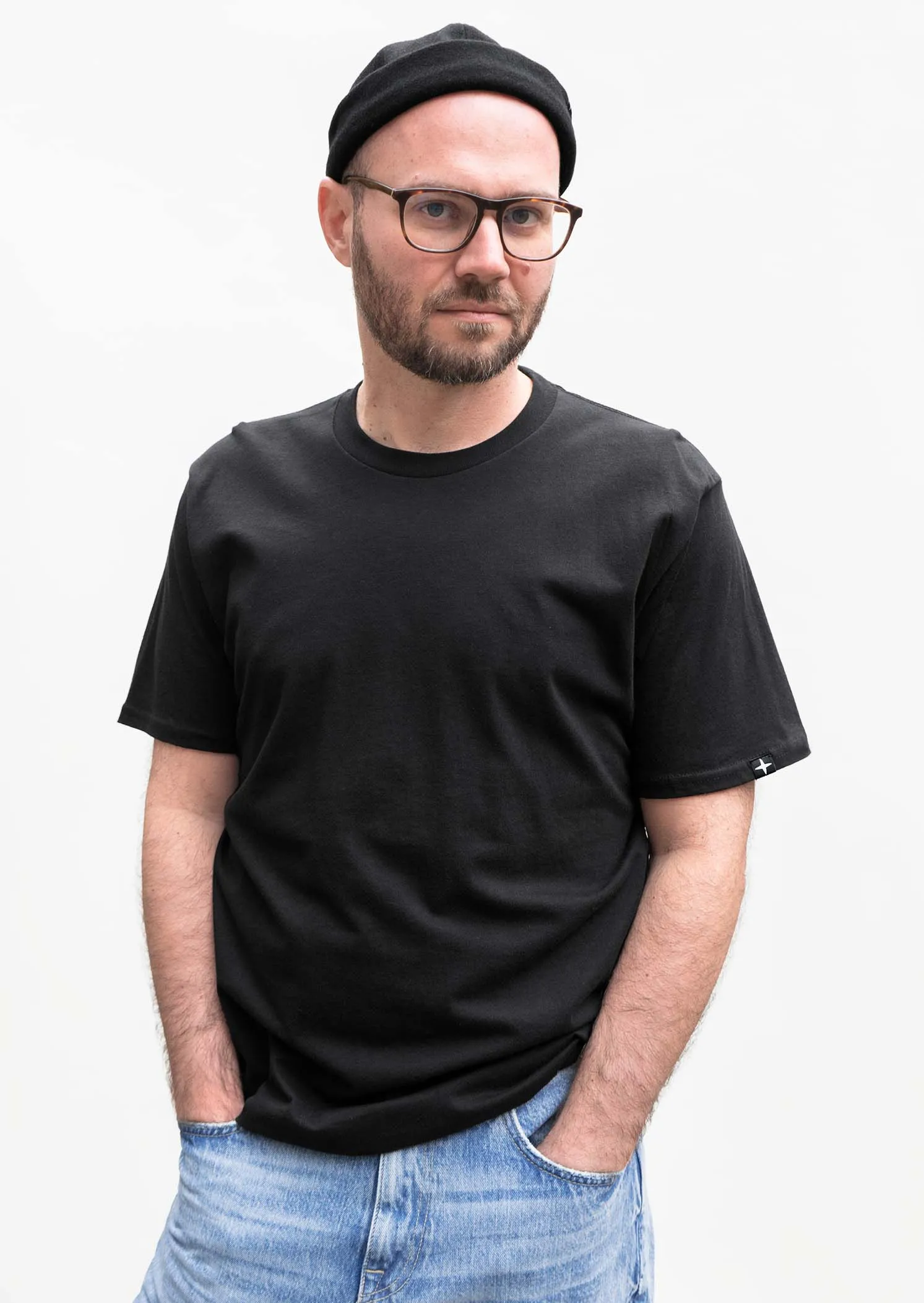 2 t-shirts noir - blanc