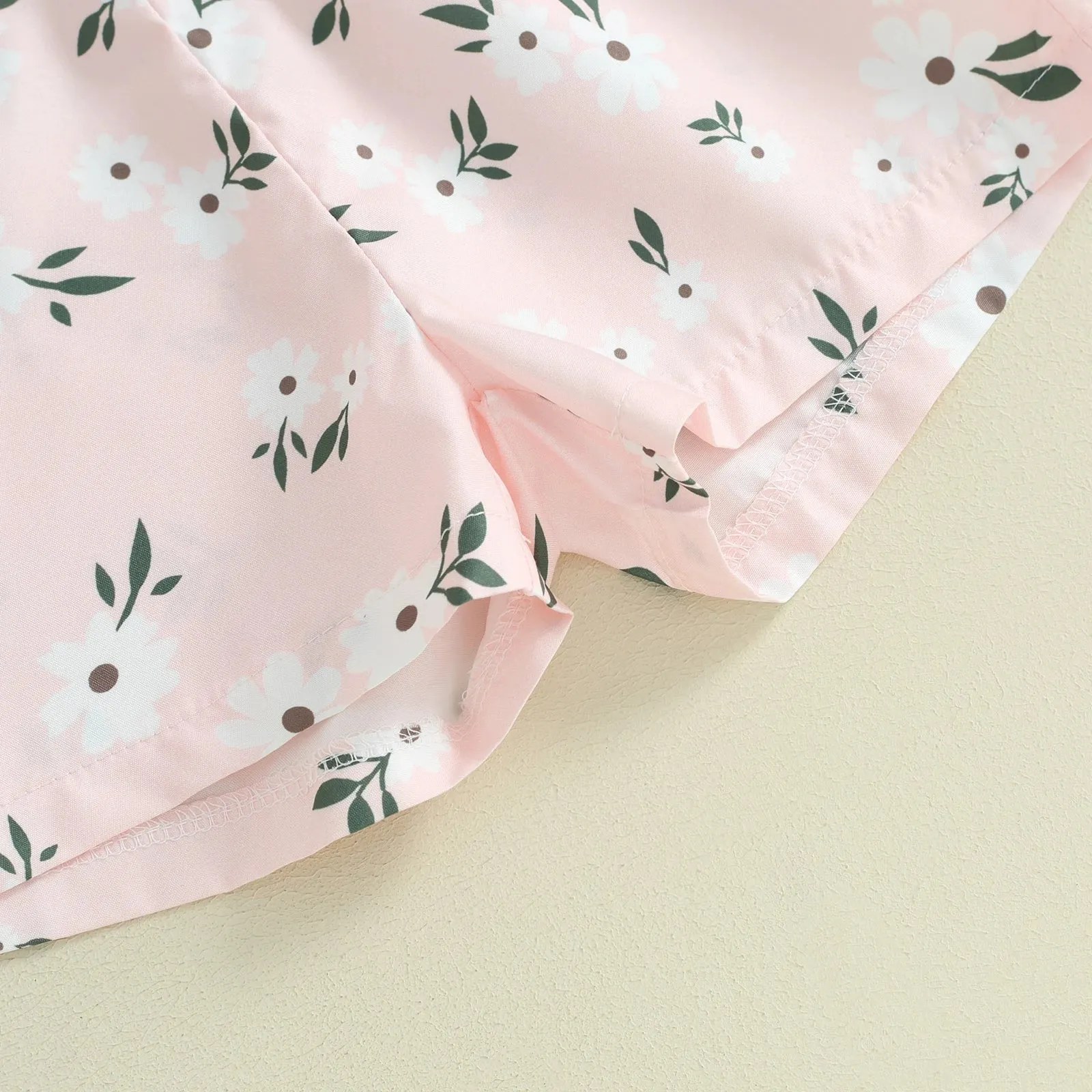 3pcs Pink Floral