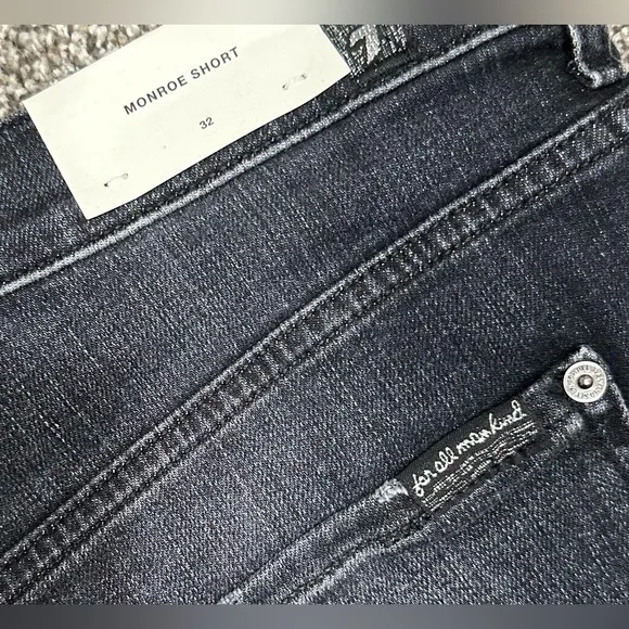 7 for all mankind denim shorts