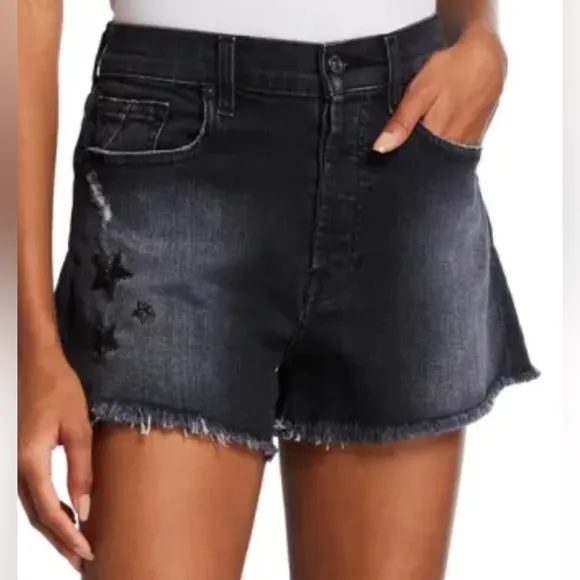 7 for all mankind denim shorts