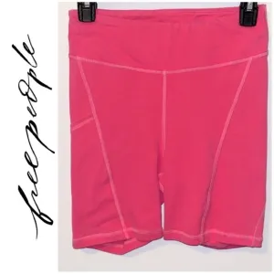 725. FREE PEOPLE New Flow Shorts in pink Sz S NWOT
