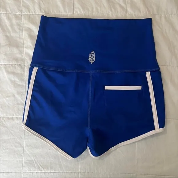 972. FREE PEOPLE Island Time Shorts in   Bright Blue Sz XS NWOT $48