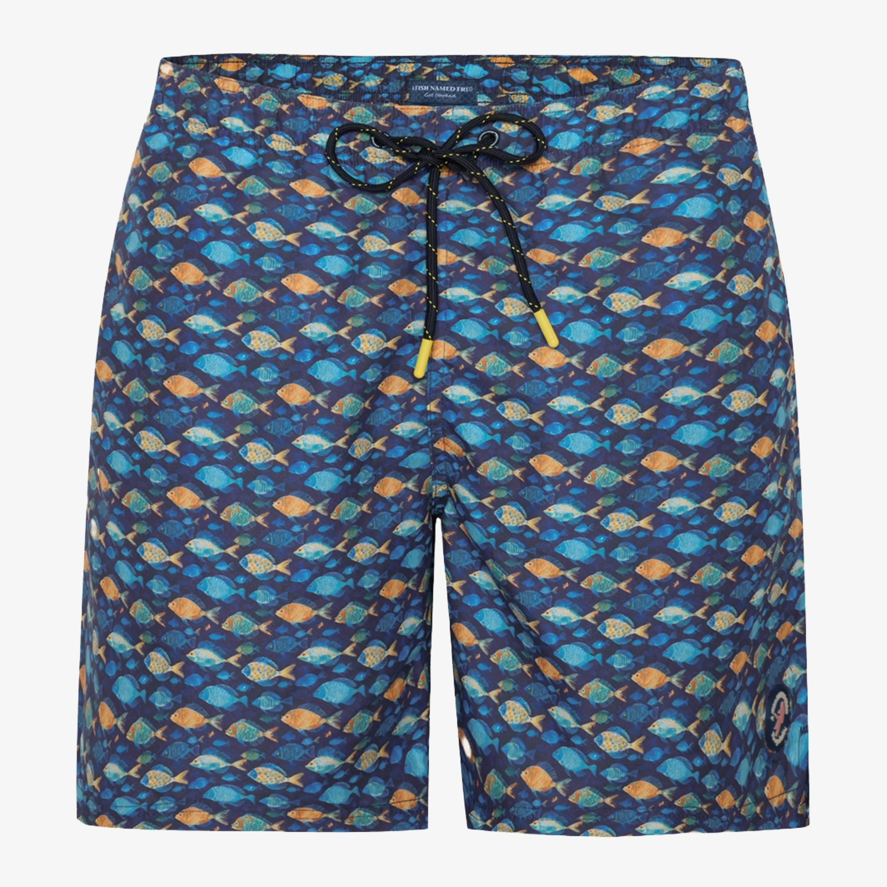 A Fish Named Fred Fish Swim Shorts - Navy
