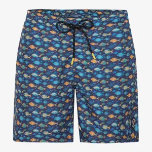 A Fish Named Fred Fish Swim Shorts - Navy