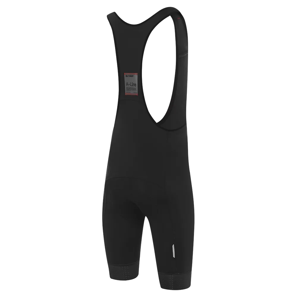 A-Line Bib Shorts Black