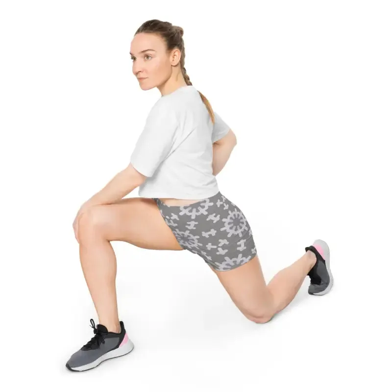 Abstract Pattern Women's Shorts Moisture Wicking Fun