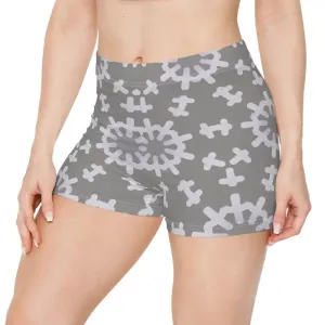 Abstract Pattern Women's Shorts Moisture Wicking Fun