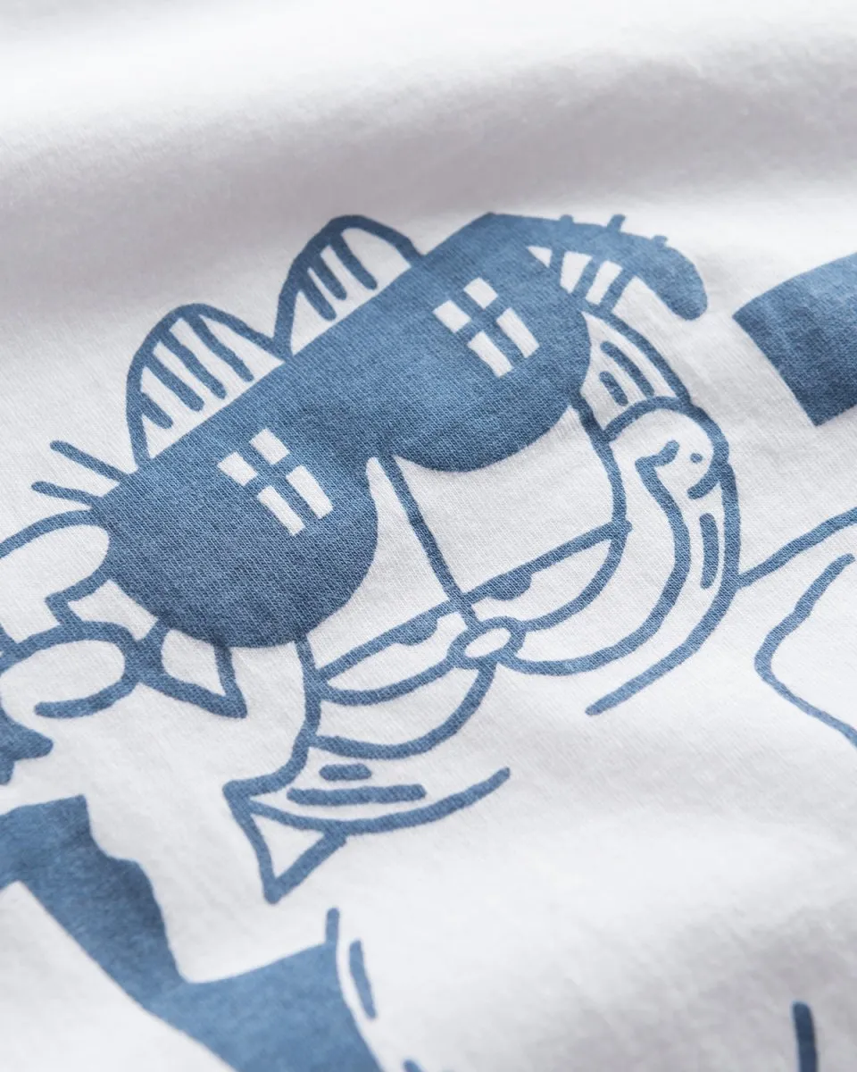 Ace T-shirt Lean - White