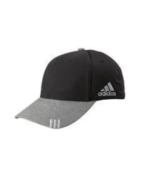 adidas Golf Collegiate Heather Front-Hit Cap A625 BLACK/ GREY HTHR