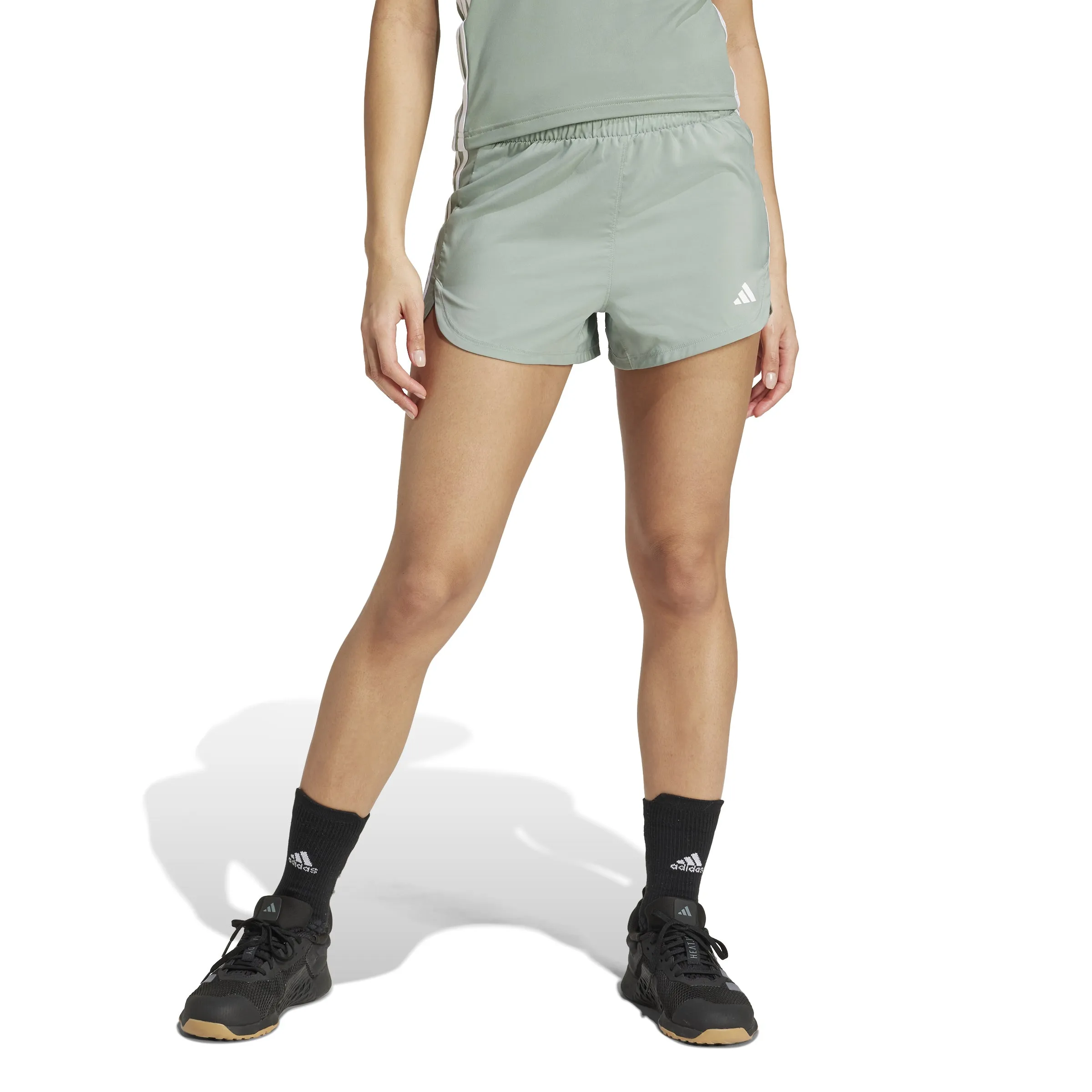 adidas Pacer Training 5 Inch Woven High-Rise Womens Shorts