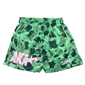 AKA Bape Inspired Camo Mesh Shorts