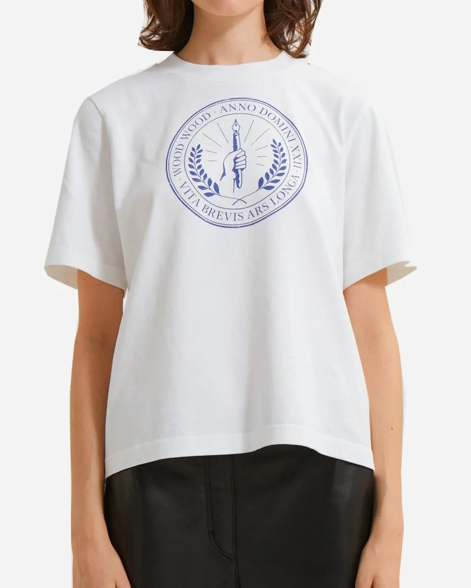 Alma Seal Tee - White