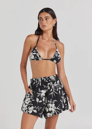 Aloha Slit Short Black