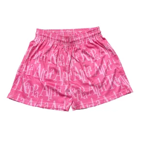 Alpha Kappa Alpha monogram Mesh Shorts
