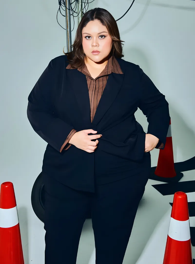 Amber Peplum Blazer - OL Series