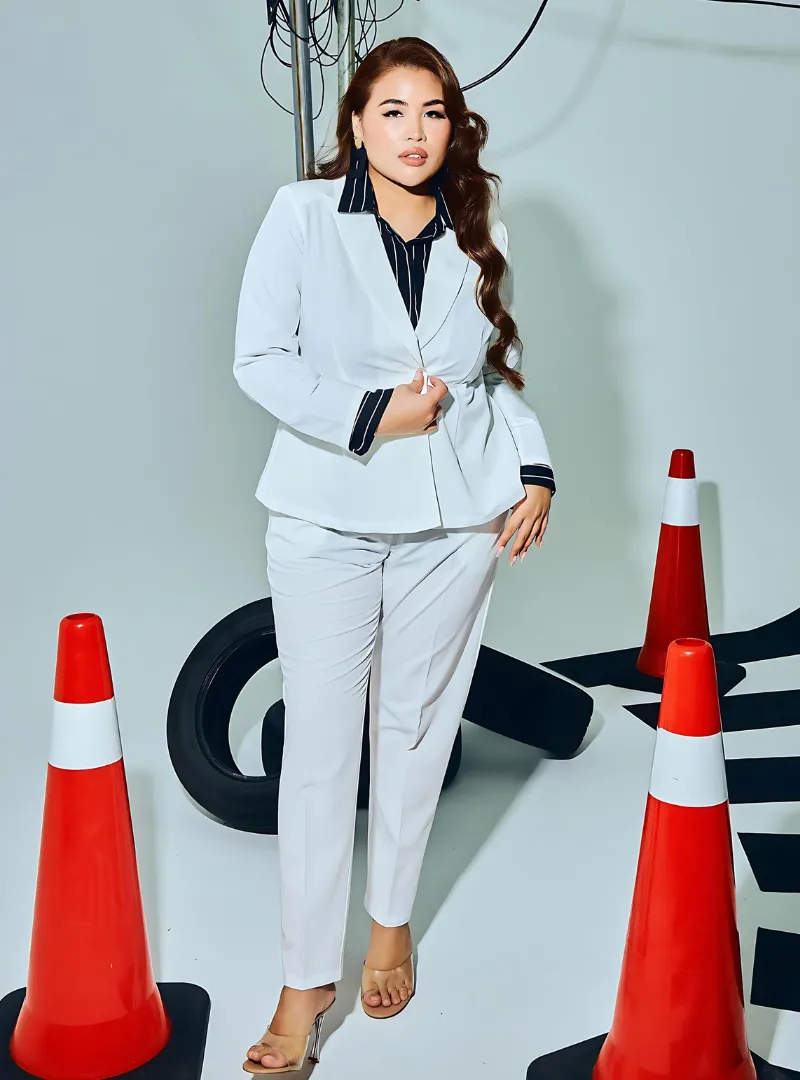 Amber Peplum Blazer - OL Series