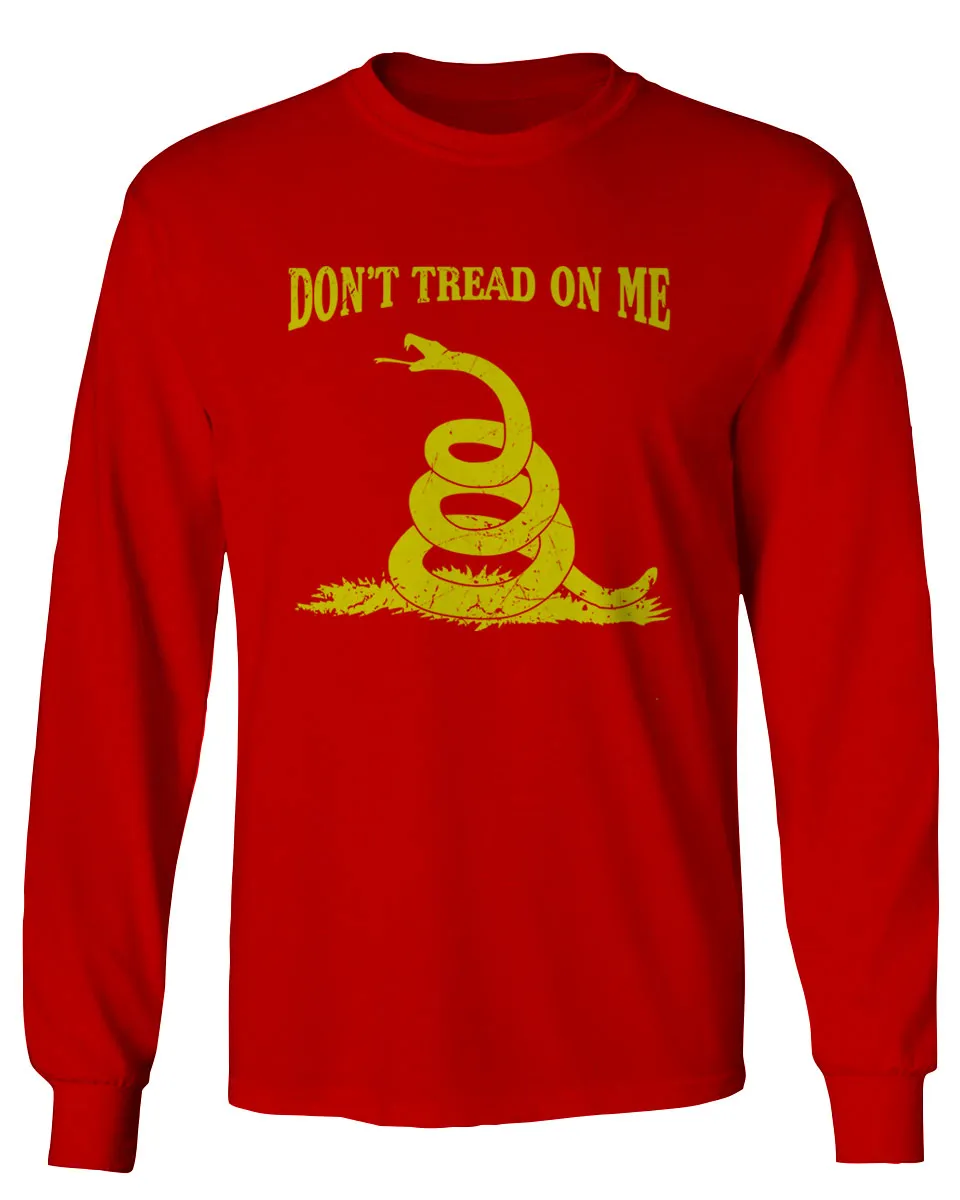 American Don't Tread ON ME Military Combat Logo Seal United State America mens Long sleeve t shirt