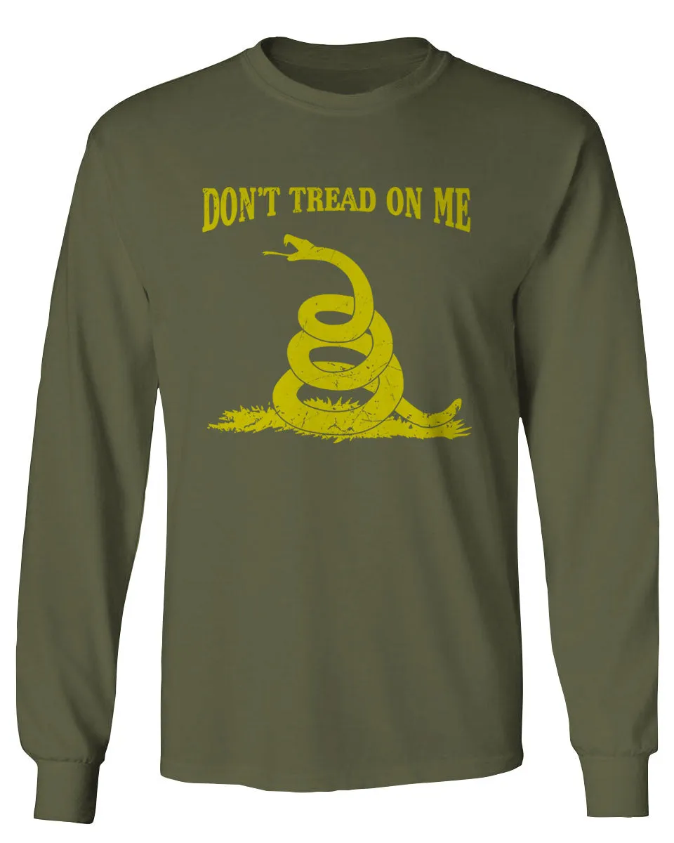American Don't Tread ON ME Military Combat Logo Seal United State America mens Long sleeve t shirt