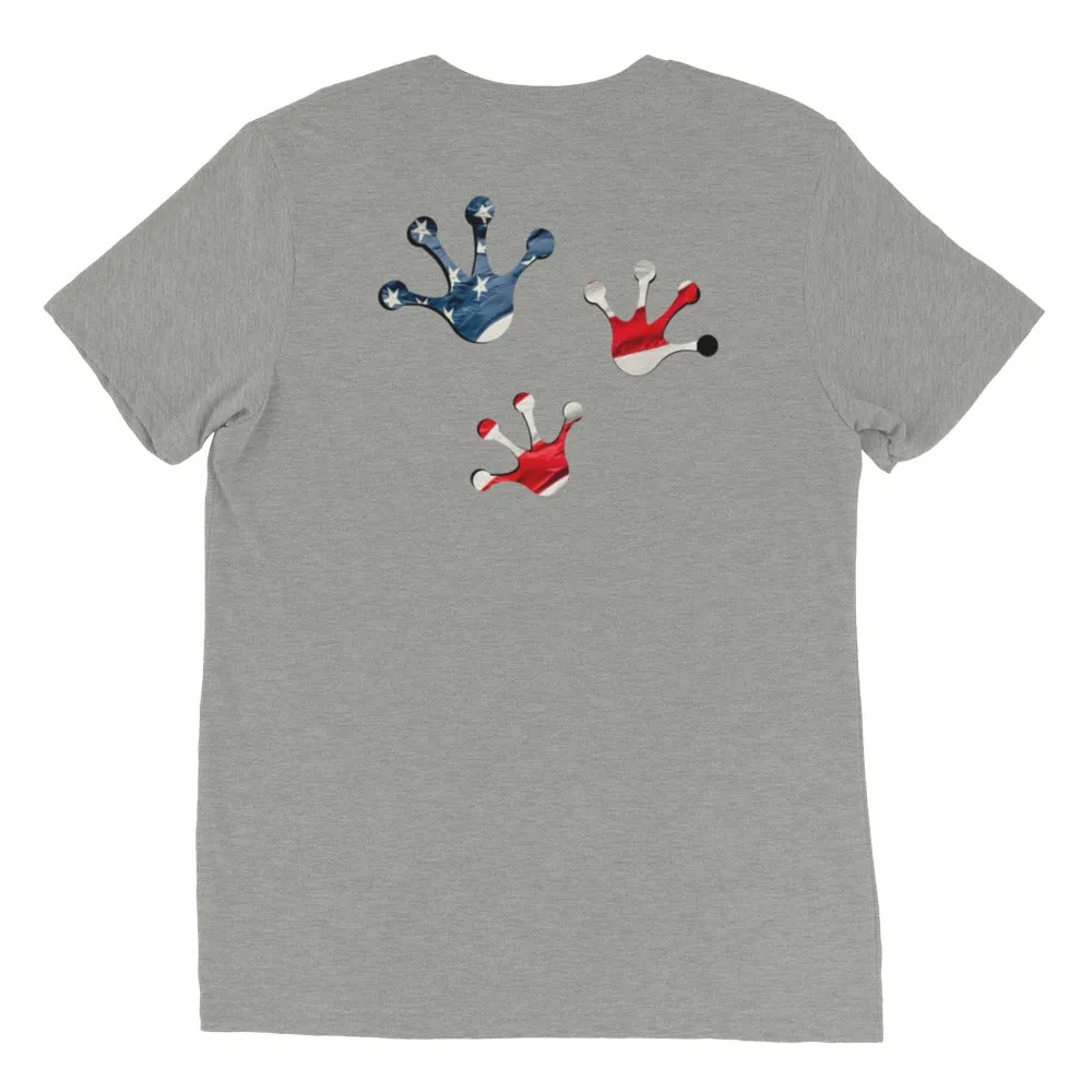 American Frog in Athletic Grey Short Sleeve T-Shirt