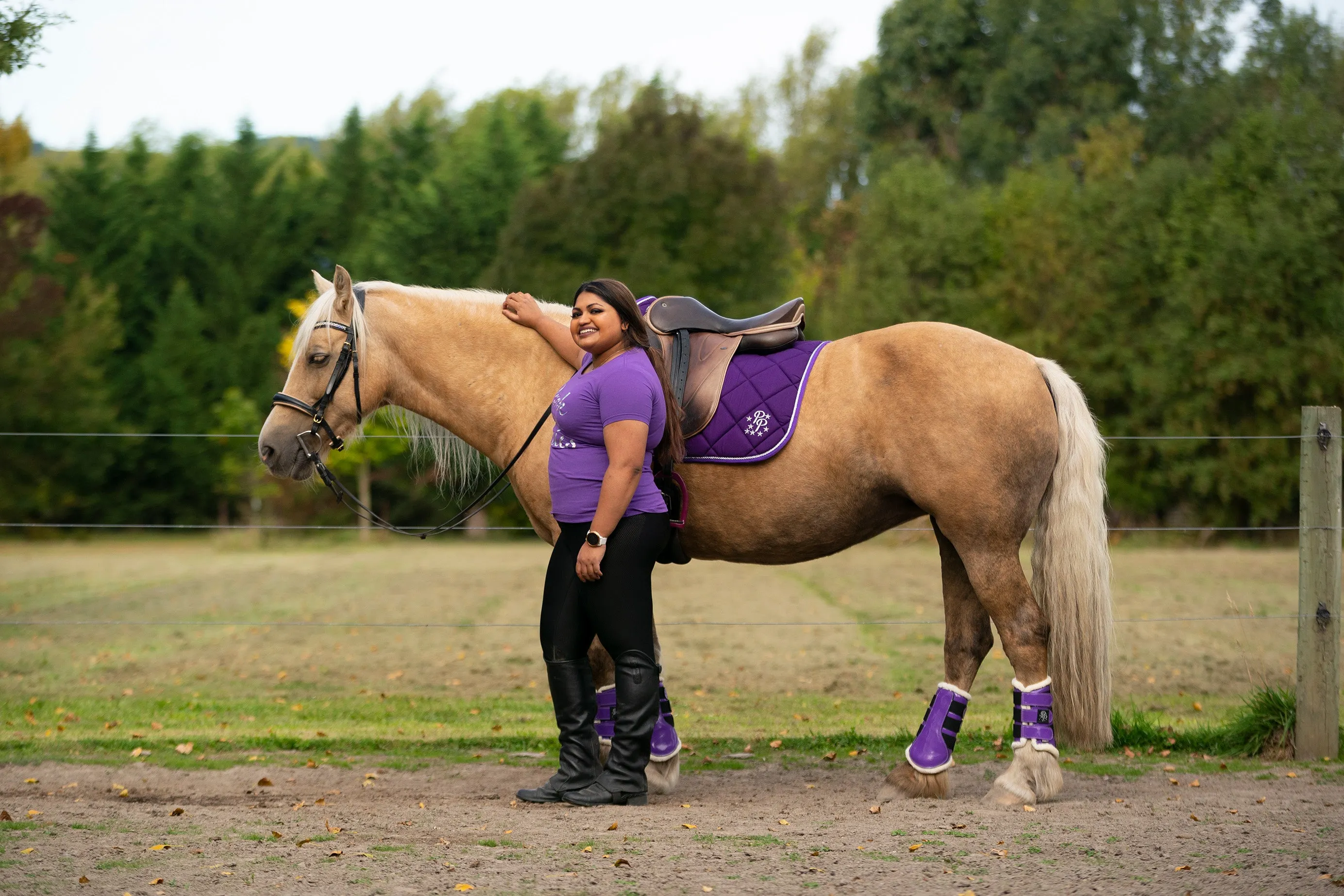 Amethyst Purple Punk Ponies Shirts
