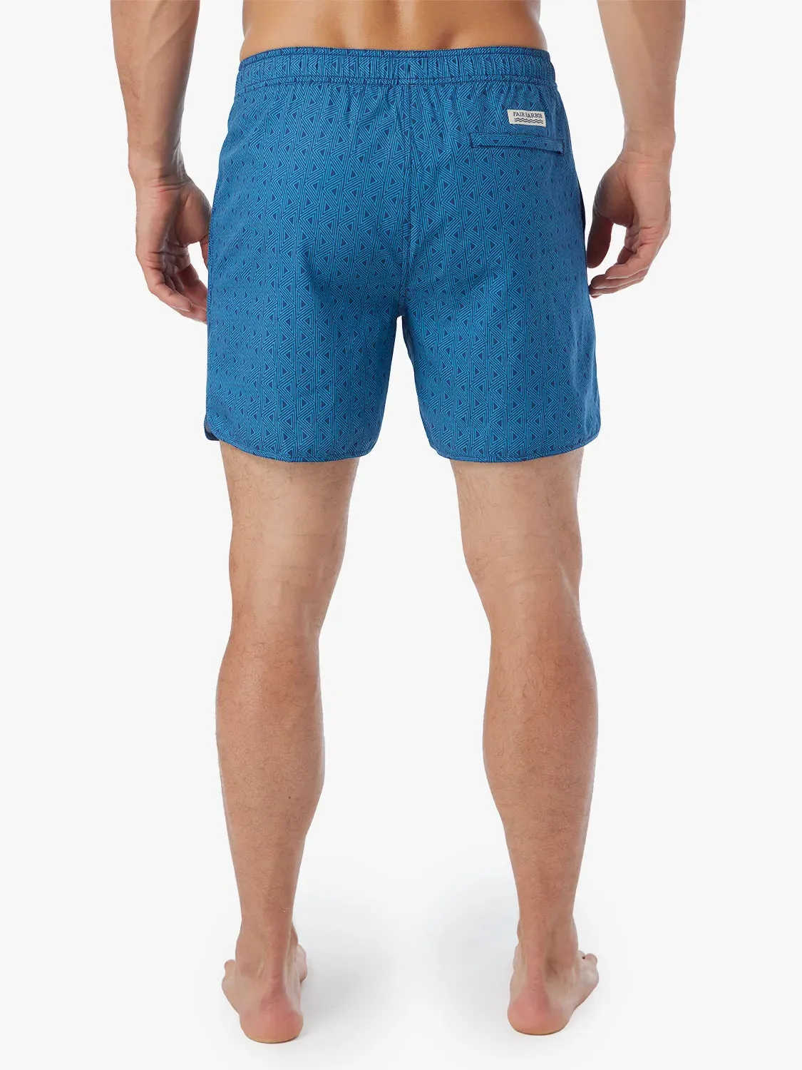 Anchor Short | Electric Blue Geo