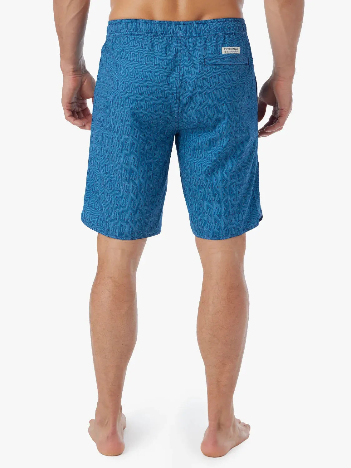 Anchor Short | Electric Blue Geo