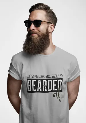 Angie Watts Bearded AF. Men's Gray Short Sleeve Tee