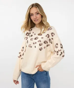 Animal Sequins Sweater