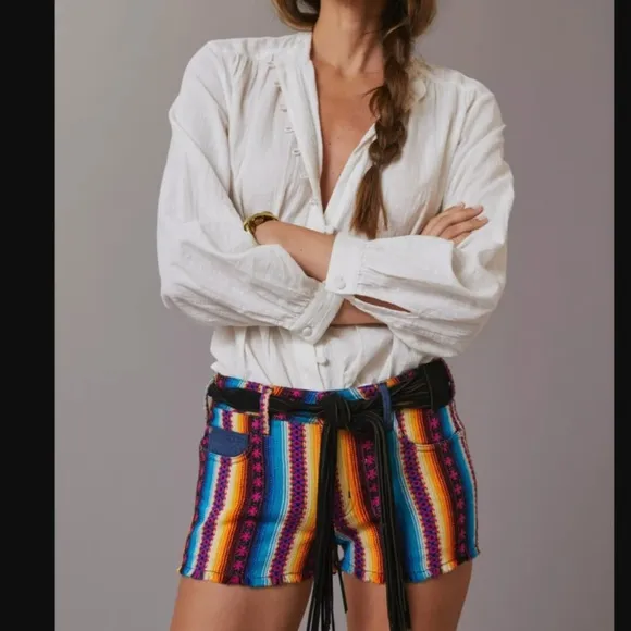 Anthropologie Pilcro Boho Surf Shorts - NWT