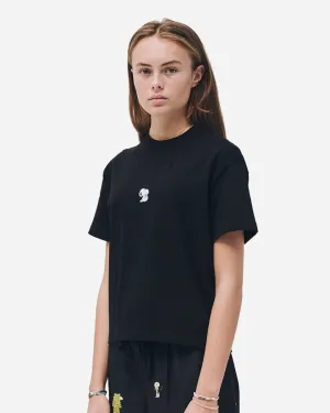 Anya Snoopy Sitting T-shirt - Black