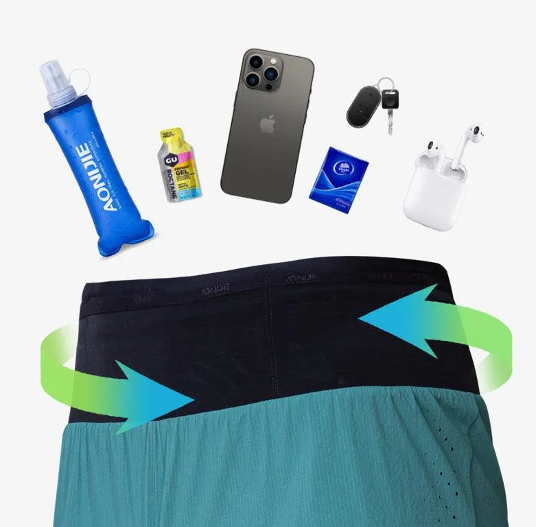 AONIJIE Men's Sport Shorts With Liner