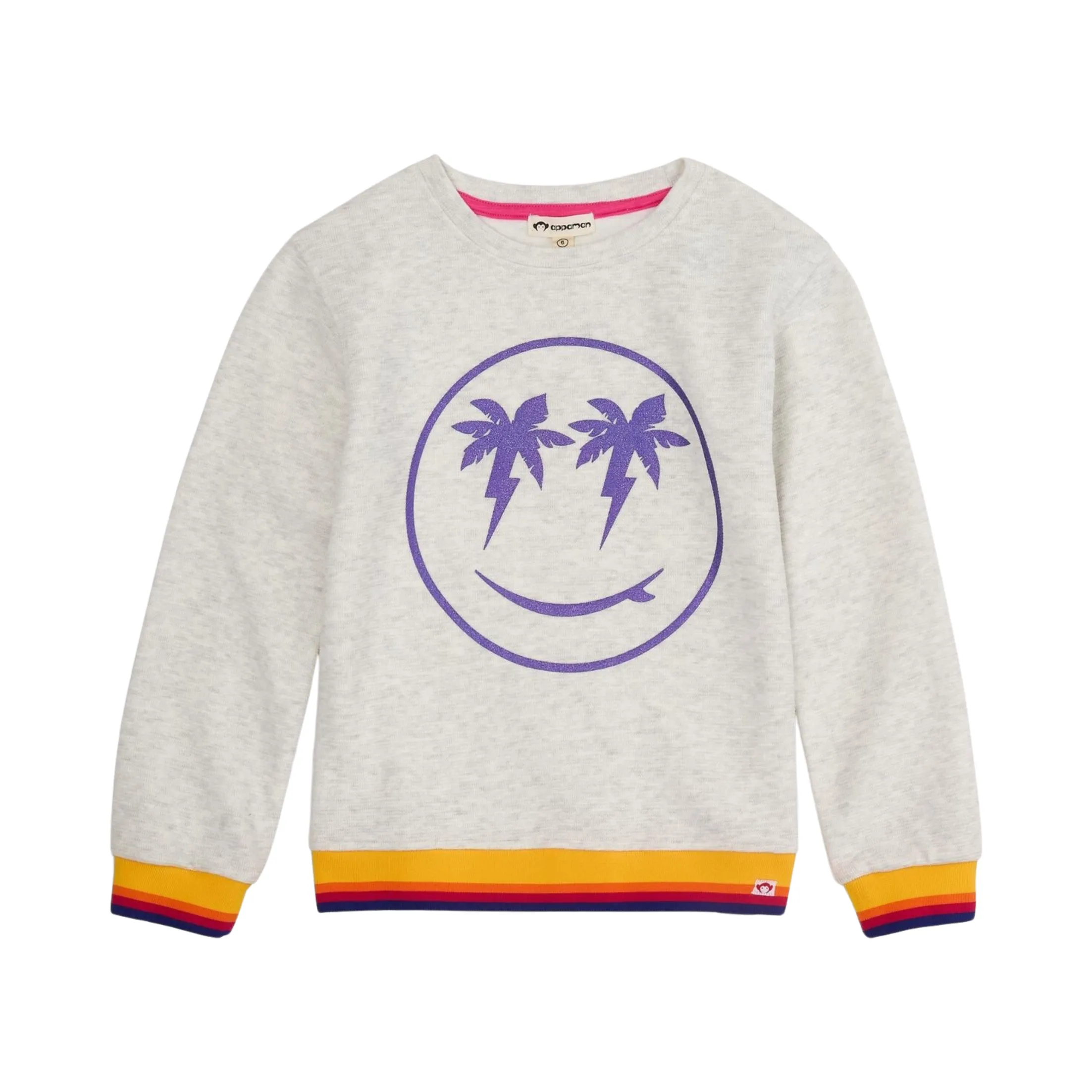 Appaman Ruby Sweatshirt & Lori Short Set - Cloud Heather