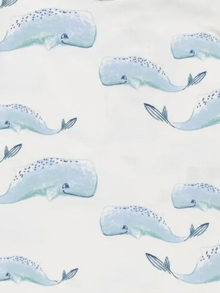 Artie - Whale Patterned Baby and Little Kids T Shirt