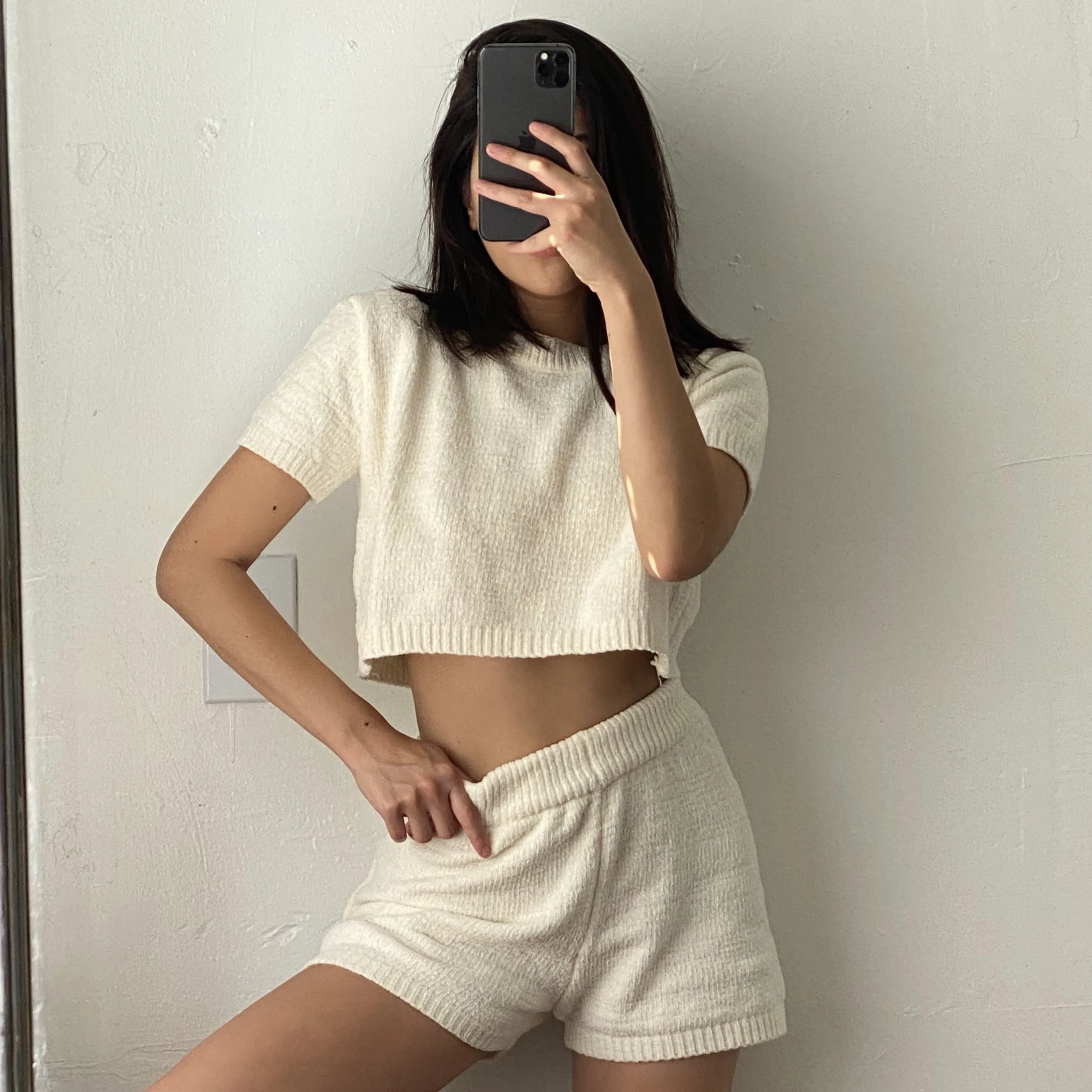 At Home Lounge Set Creme