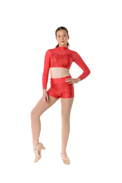 Attitude Sequin Shorts