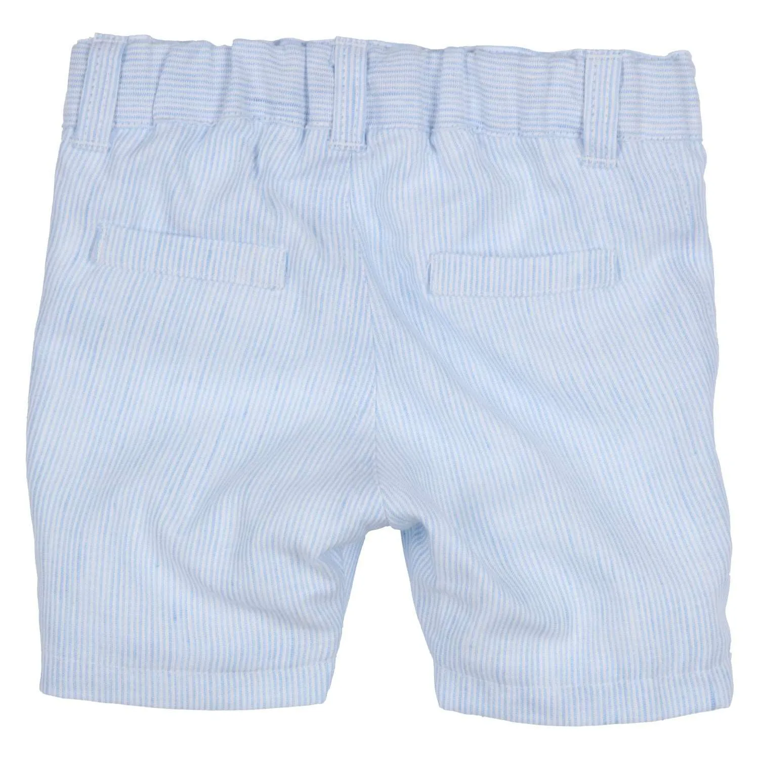 Baby Boys Blue & White Stripe Shorts