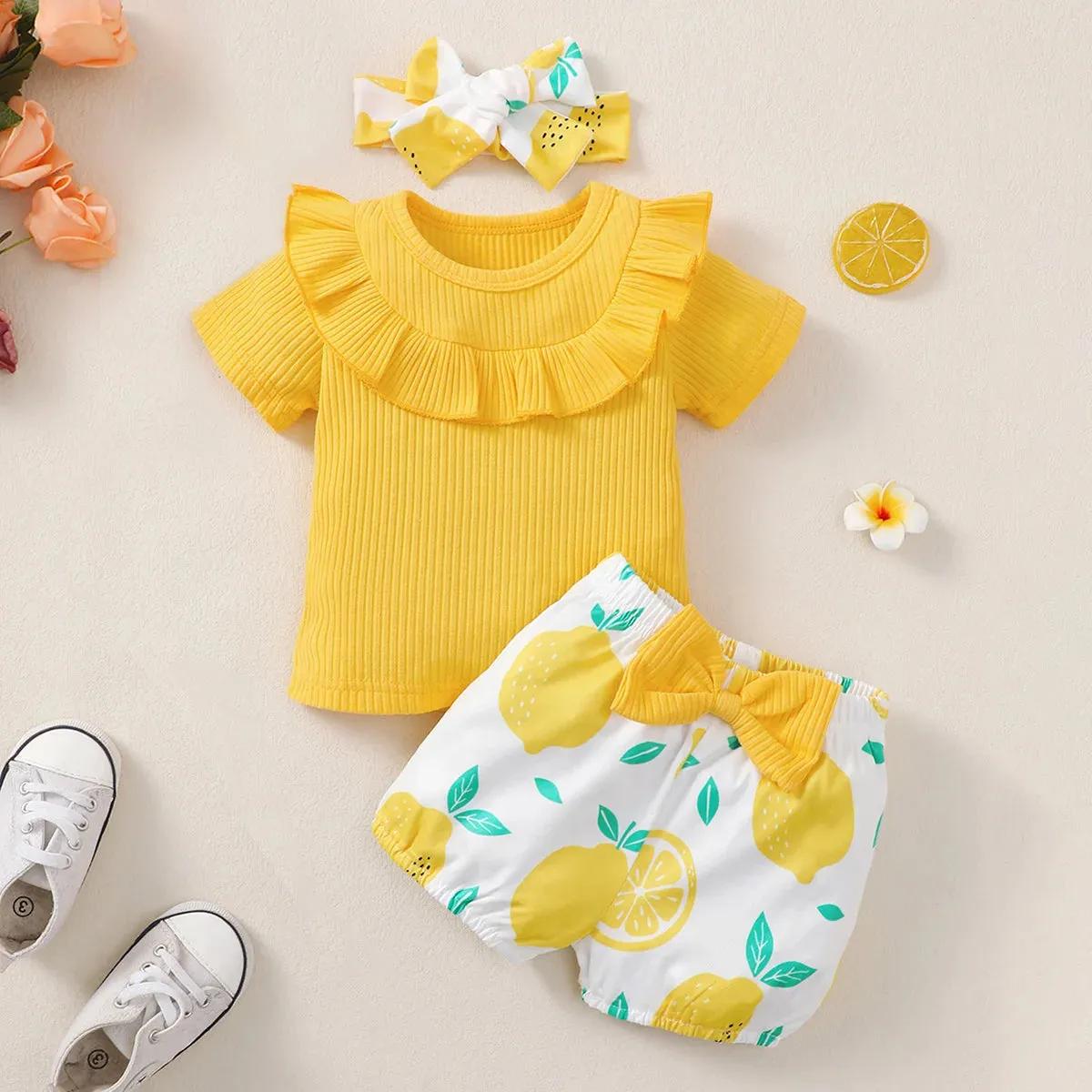 Baby Girl Floral Set