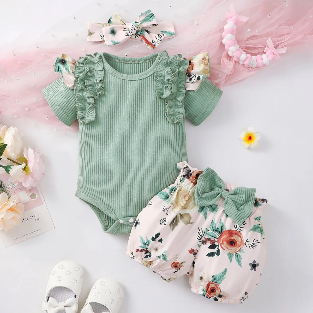 Baby Girl Floral Set