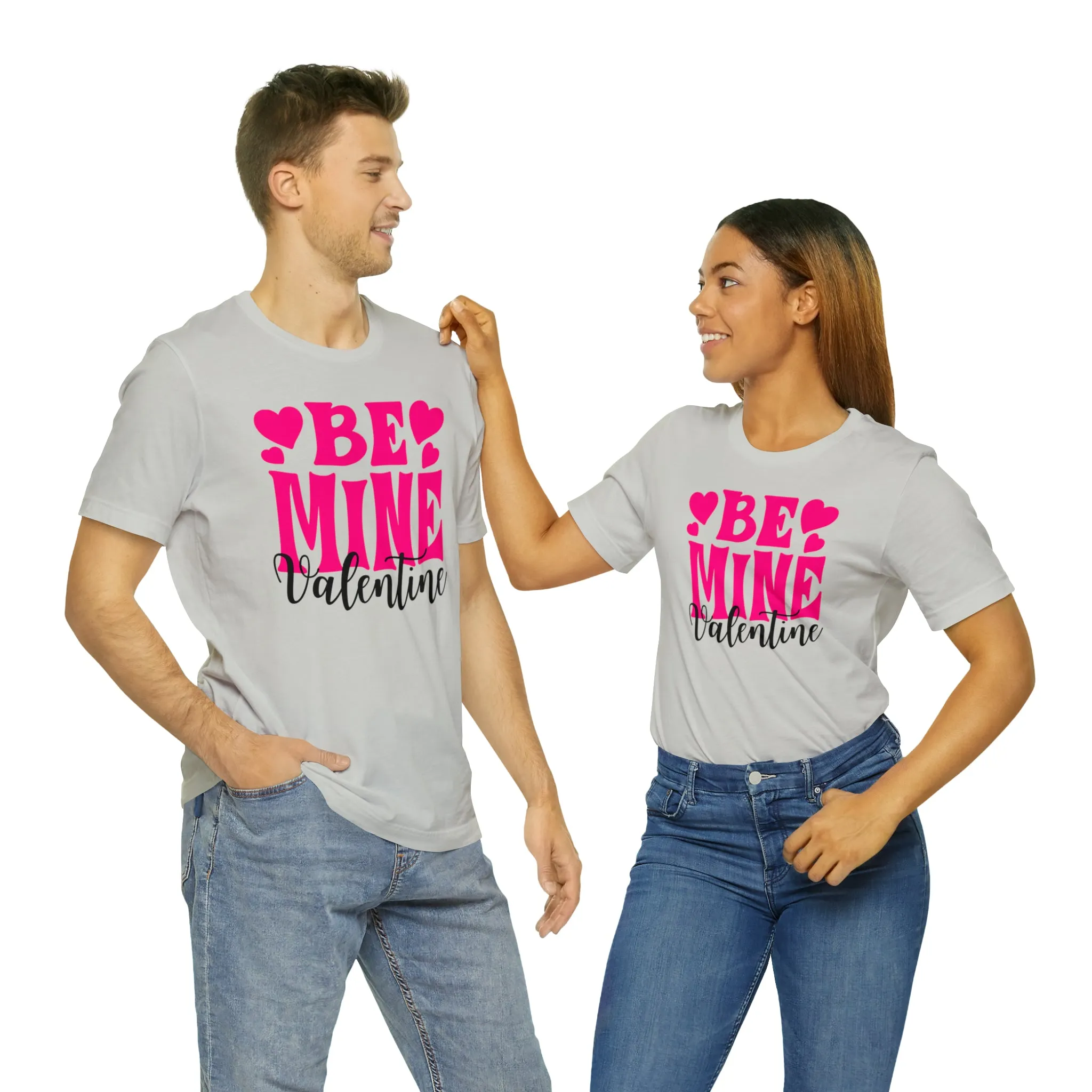 Be Mine Valentine T-Shirt | I Love You Tee |  Bella Canvas 3001 Unisex |  Happy Valentine's Day Short Sleeve Tshirt