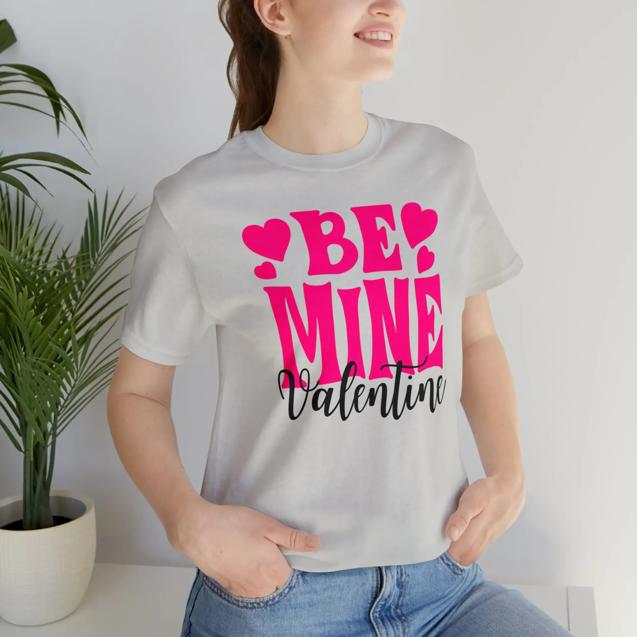 Be Mine Valentine T-Shirt | I Love You Tee |  Bella Canvas 3001 Unisex |  Happy Valentine's Day Short Sleeve Tshirt