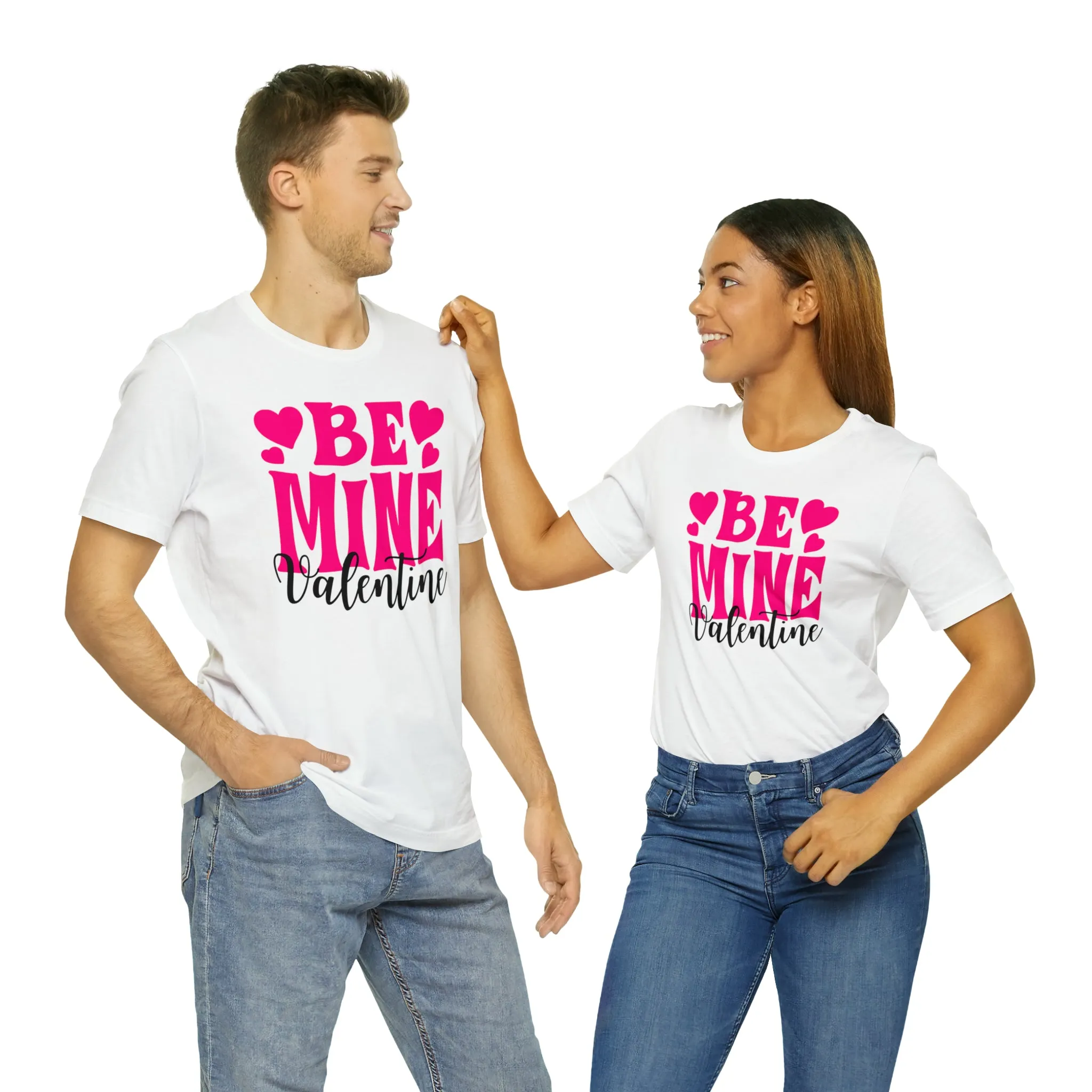 Be Mine Valentine T-Shirt | I Love You Tee |  Bella Canvas 3001 Unisex |  Happy Valentine's Day Short Sleeve Tshirt