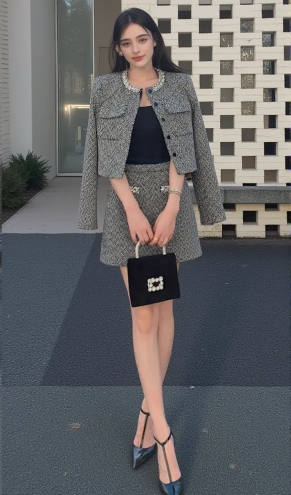 BERYL RHINESTONE EMBELLISHMENT JACKET IN BLACK