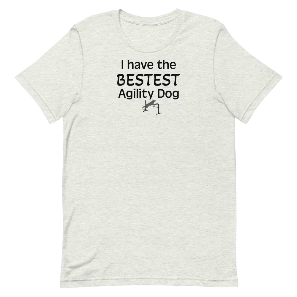 Bestest Agility Dog T-Shirt - Light