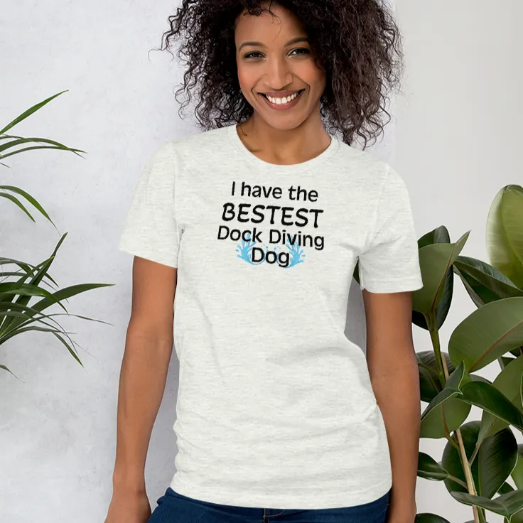 Bestest Dock Diving Dog T-Shirts - Light