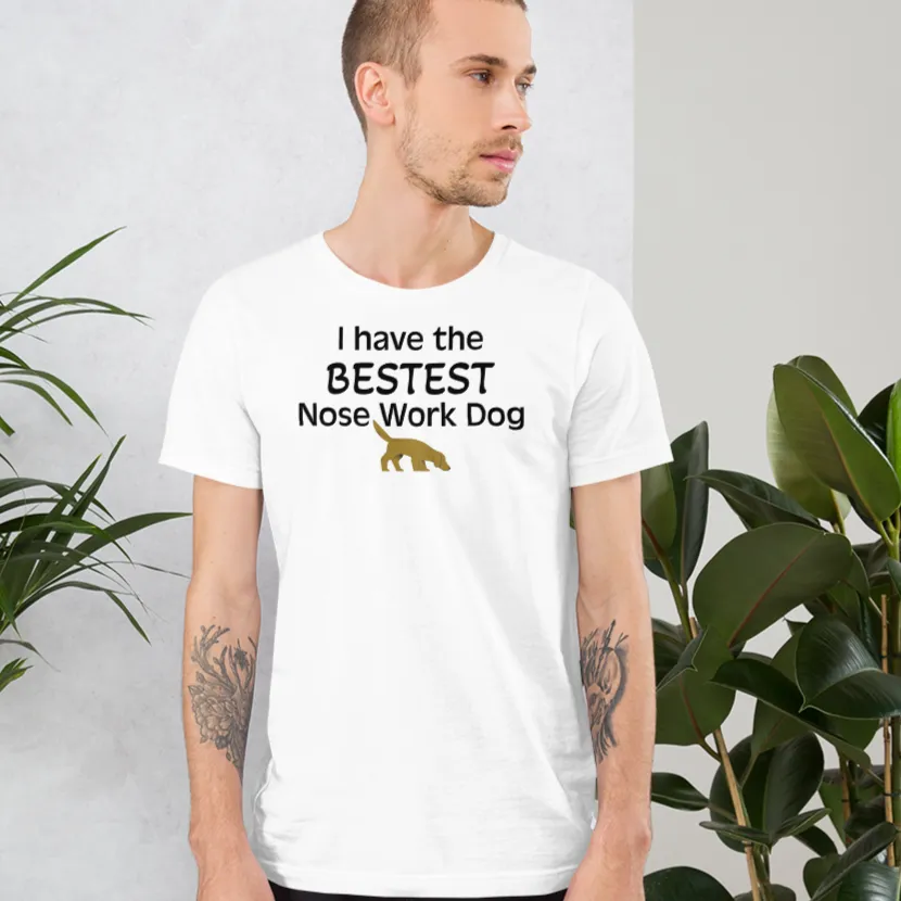 Bestest Nose Work Dog T-Shirts - Light