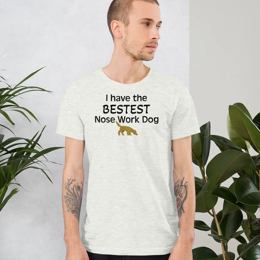 Bestest Nose Work Dog T-Shirts - Light